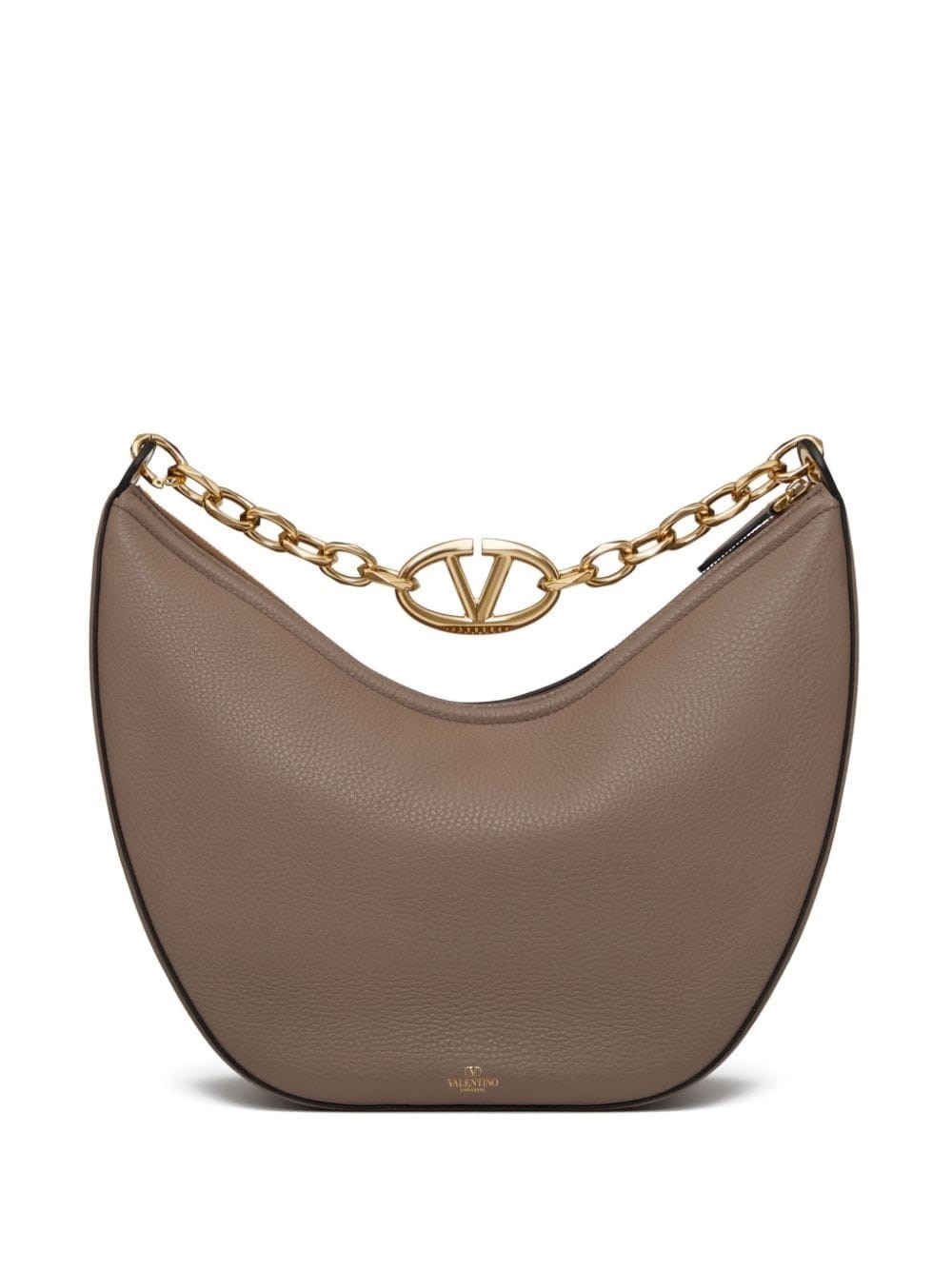 VLogo Moon medium leather shoulder bag - 5