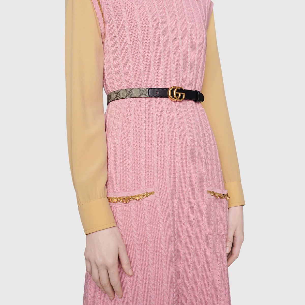 GG Marmont thin belt - 4