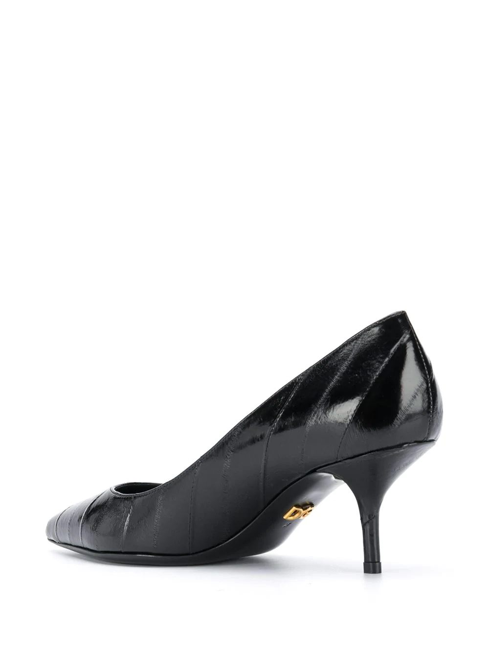 pointed-toe leather pumps - 3