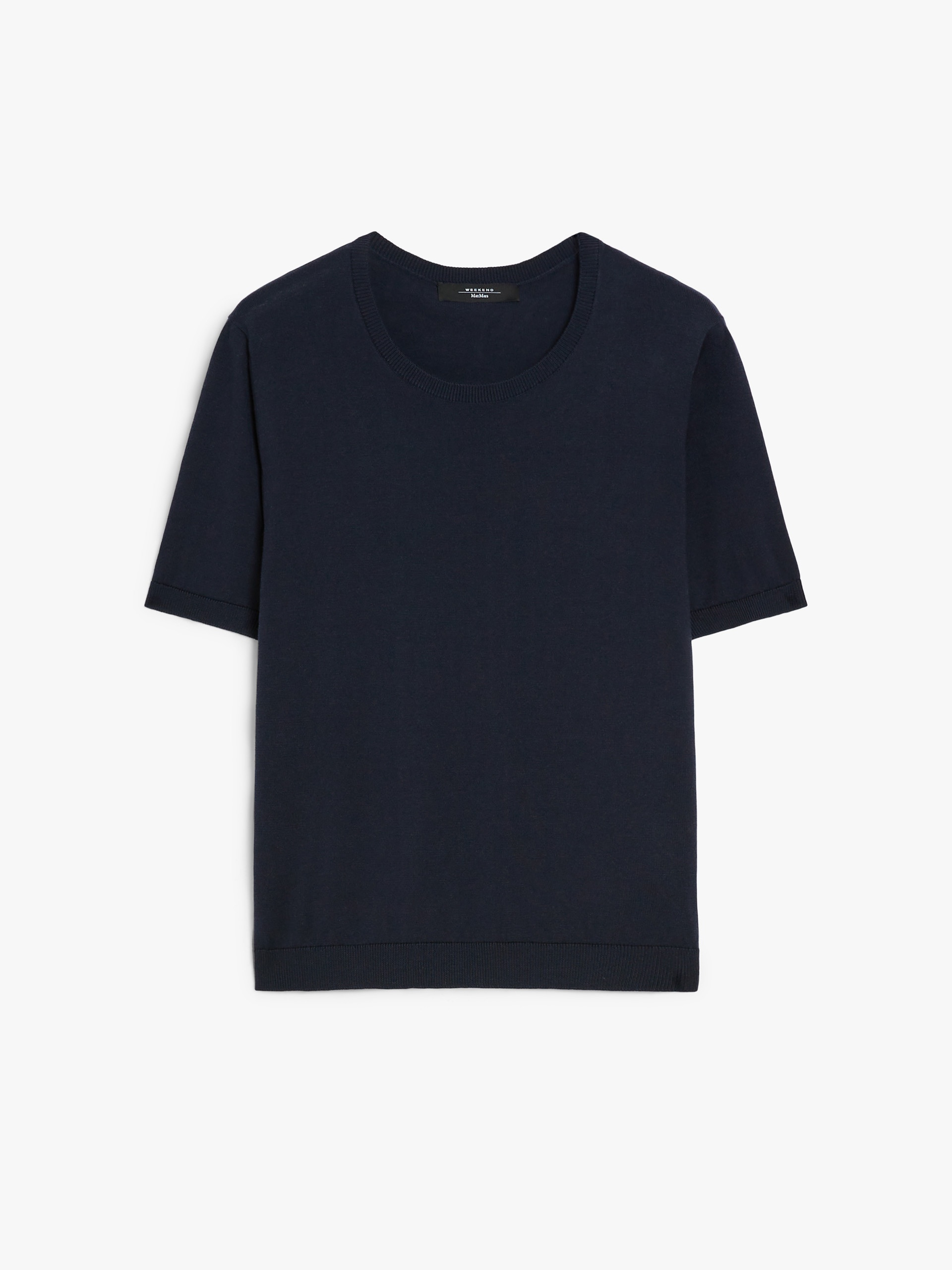 ZIBETTO Silk and cotton knit T-shirt - 1