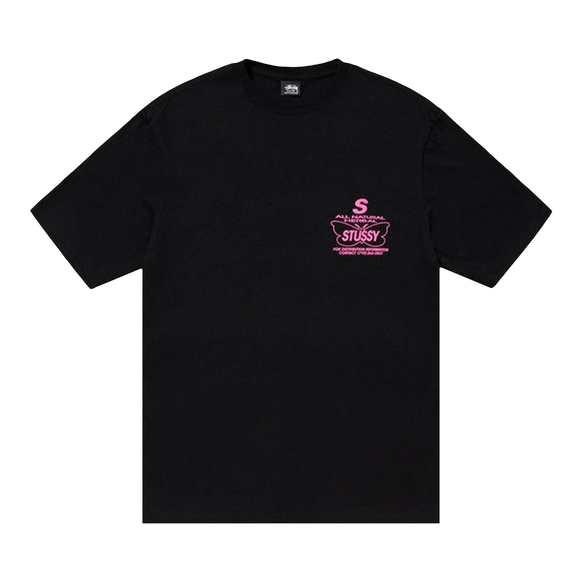 Stussy All Natural Pigment Dyed Tee 'Black' - 1