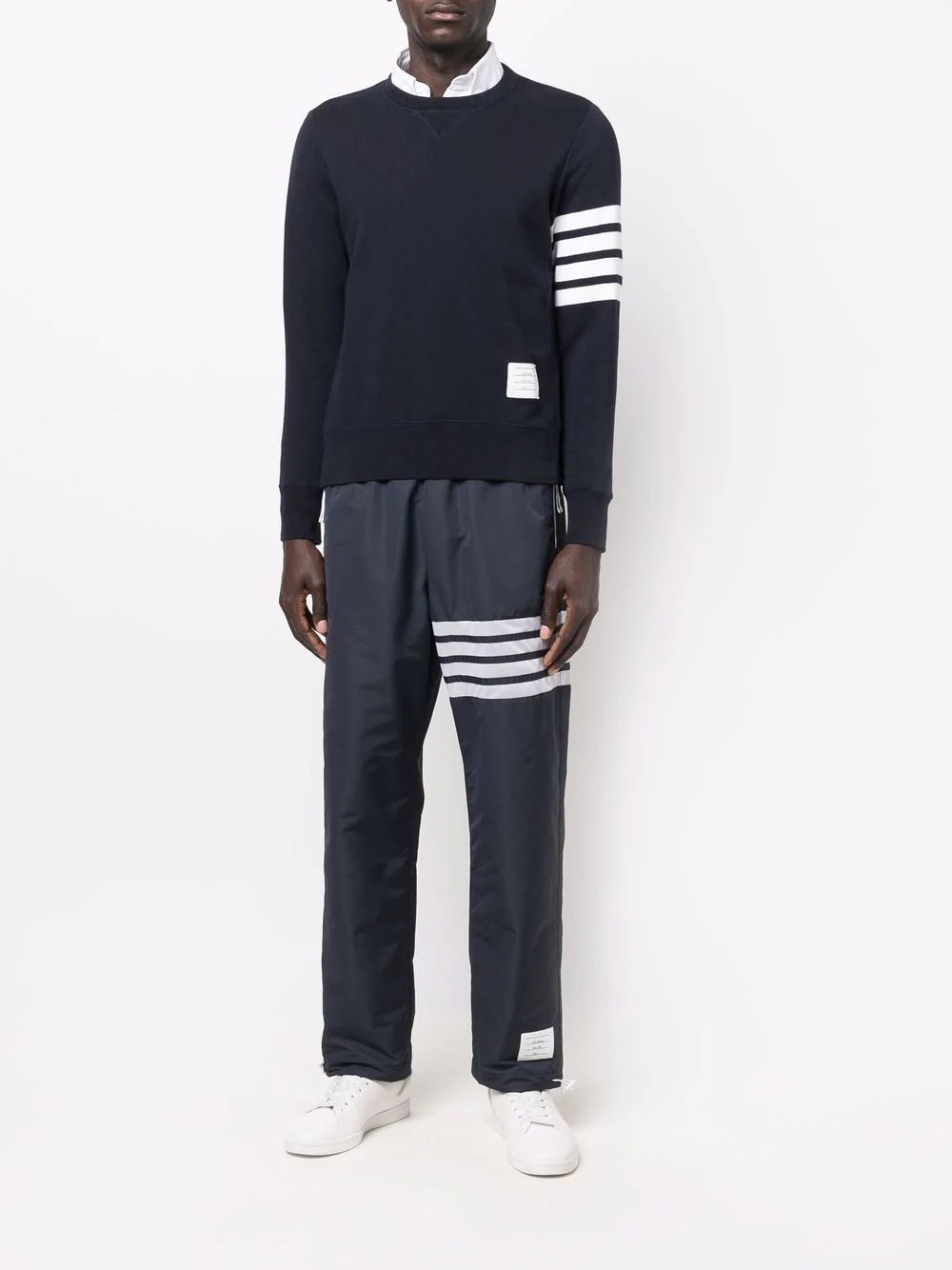 4-bar stripe track pants - 2