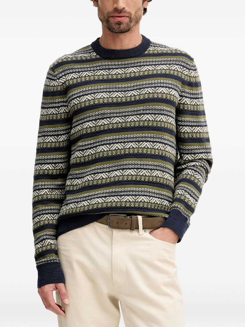 Topcliffe patterned knit sweater 1
