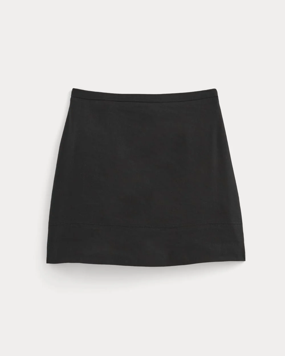 THE MINI SKIRT IN STRETCH LINEN - 1