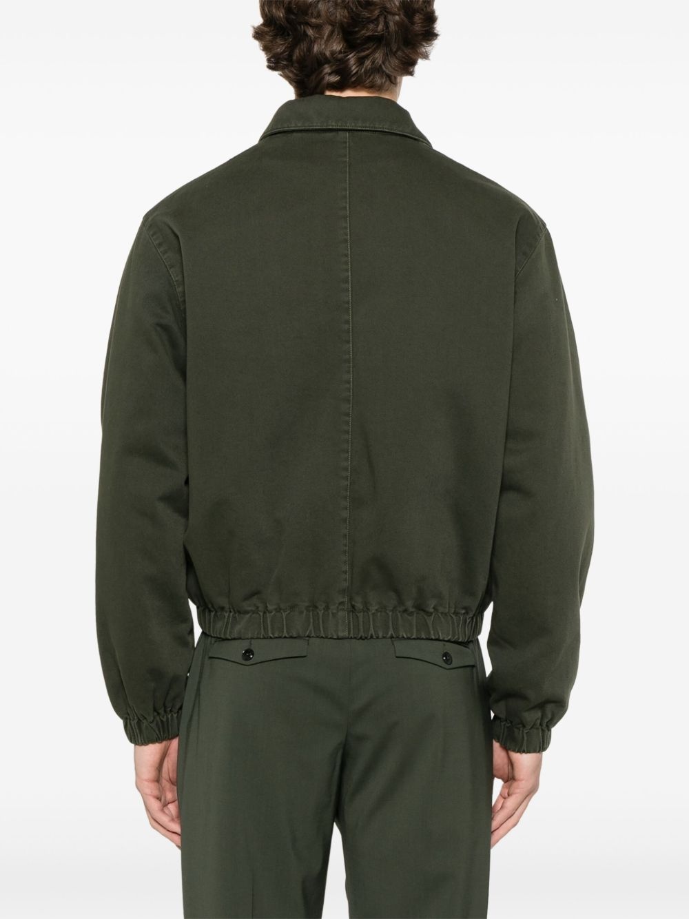 logo-embossed jacket - 4