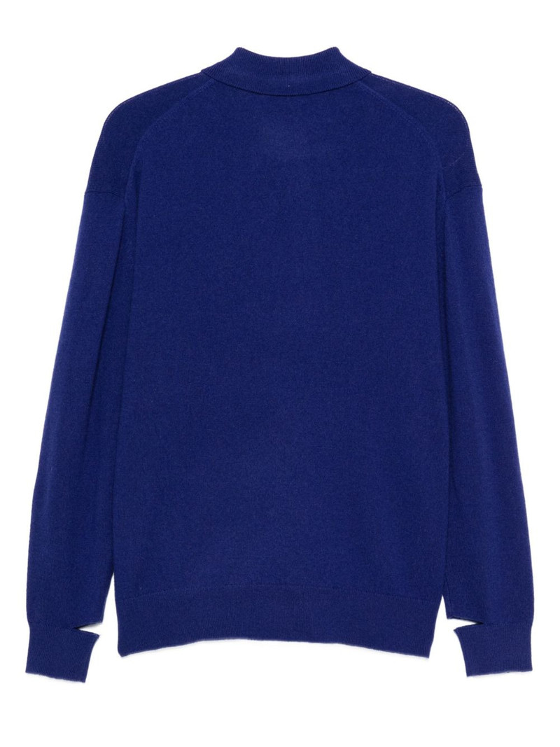 Tibi button-details polo top outlook