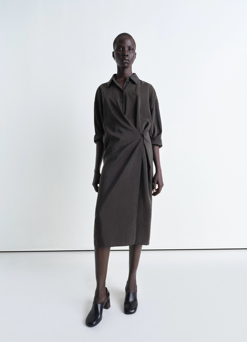 Lemaire STRAIGHT COLLAR TWISTED DRESS outlook