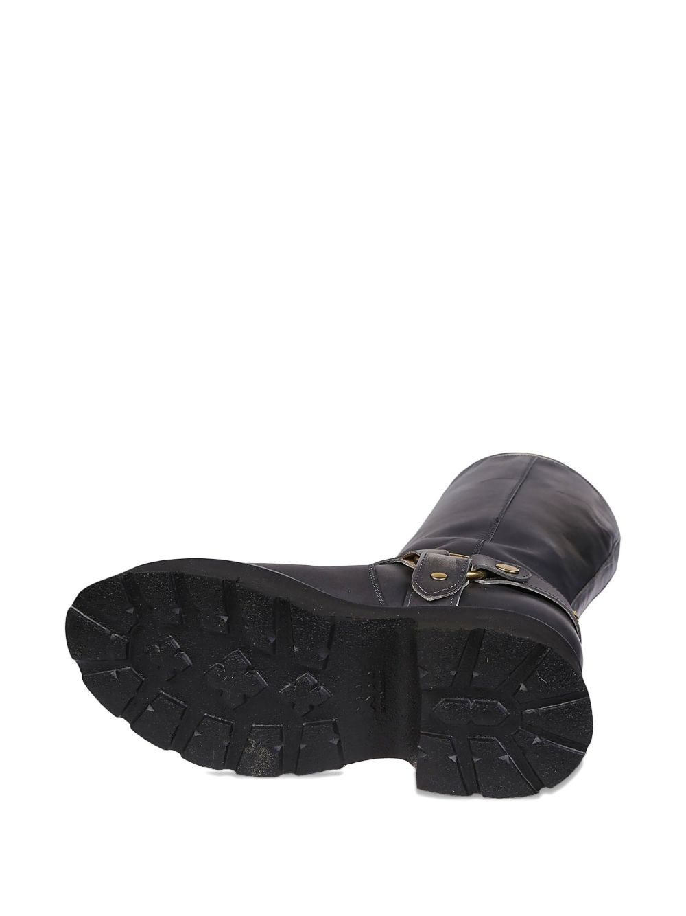 60mm buckle-strap platform boots - 5