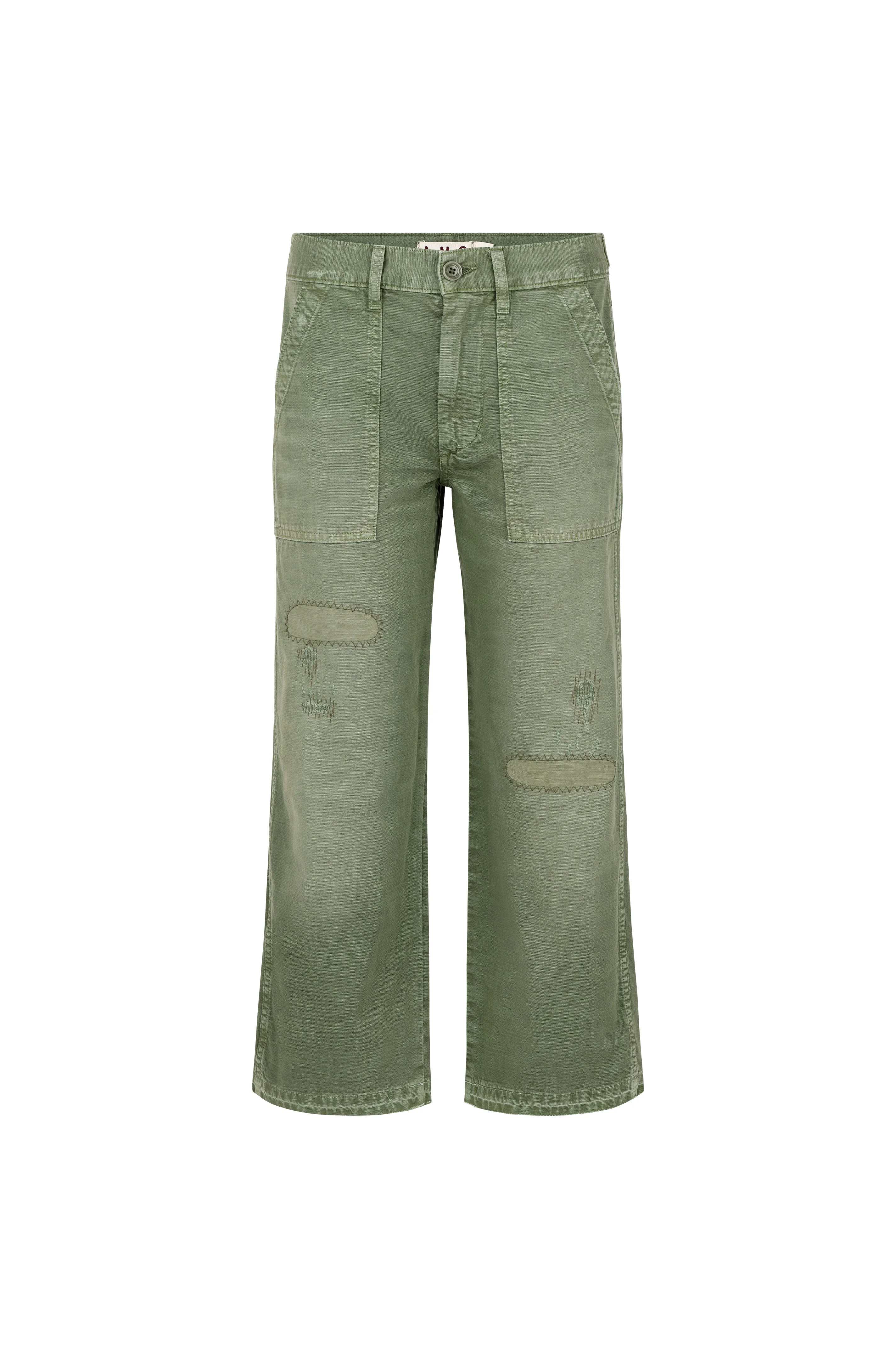 Easy Army Slouch Crop - 1
