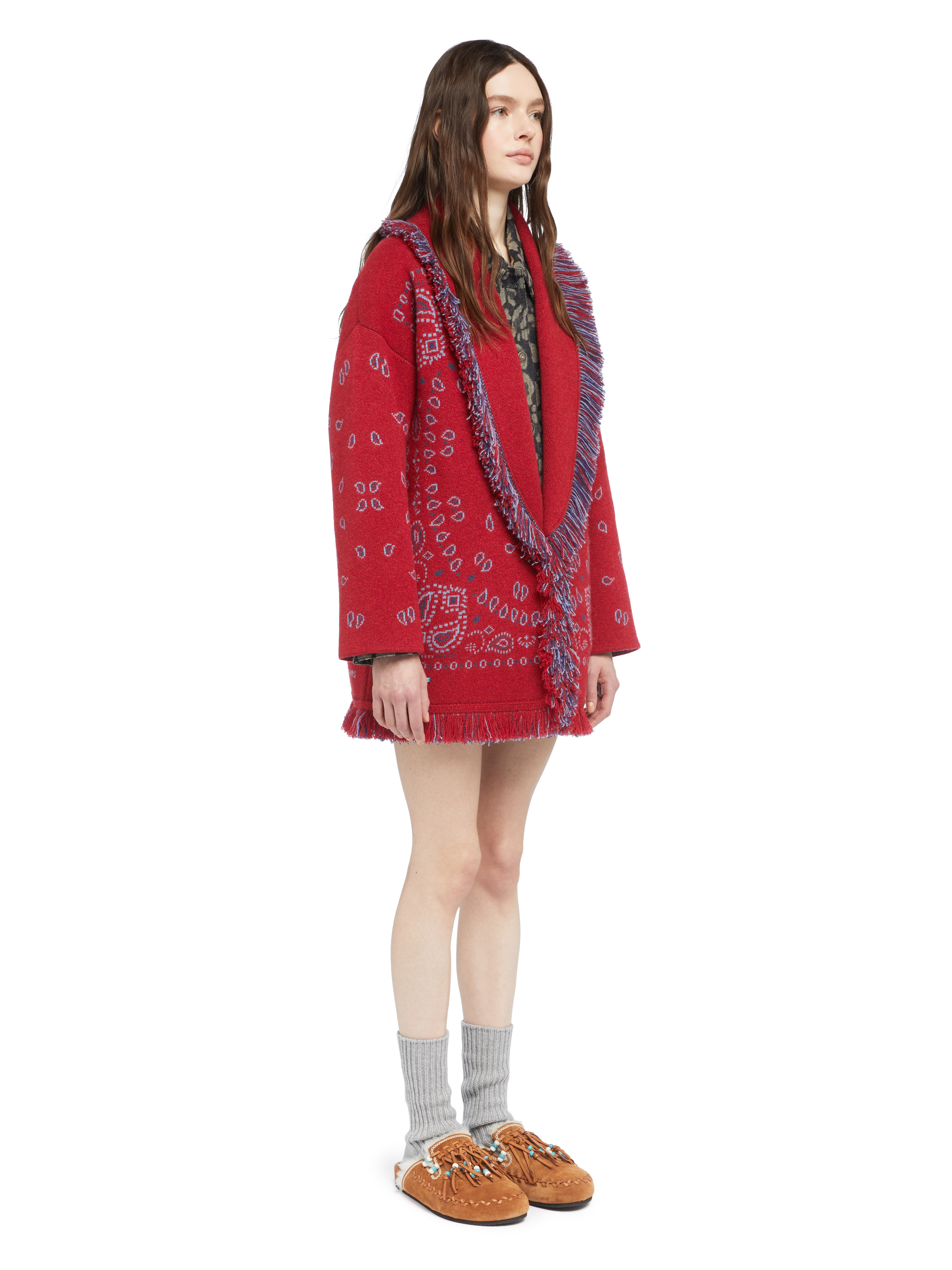 Bandana Jacquard Cardigan - 6