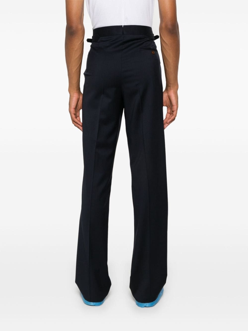 mid-rise tailored trousers - 4