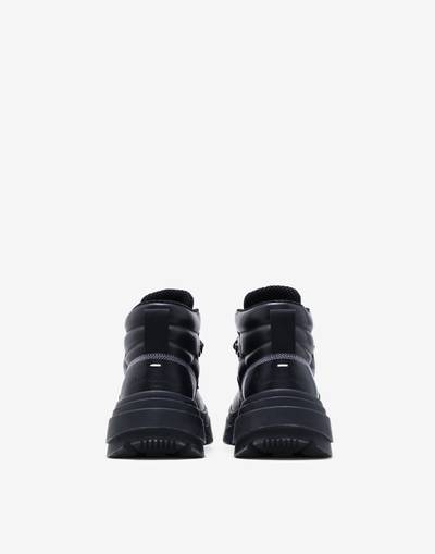 Maison Margiela Leather lace-up boots outlook