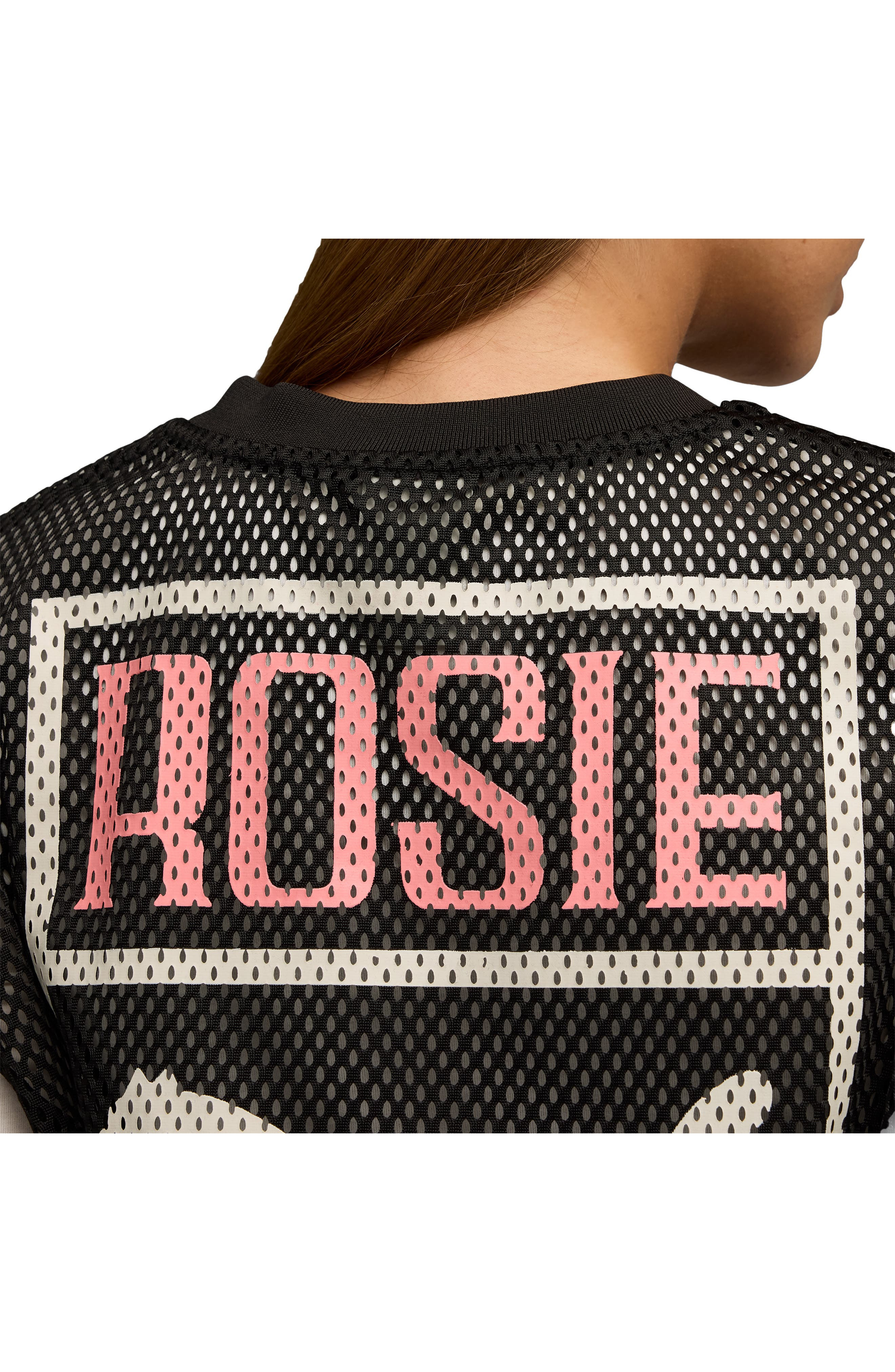 PUMA x Rosé Sleeveless Mesh Jersey in Puma Black at Nordstrom - 3