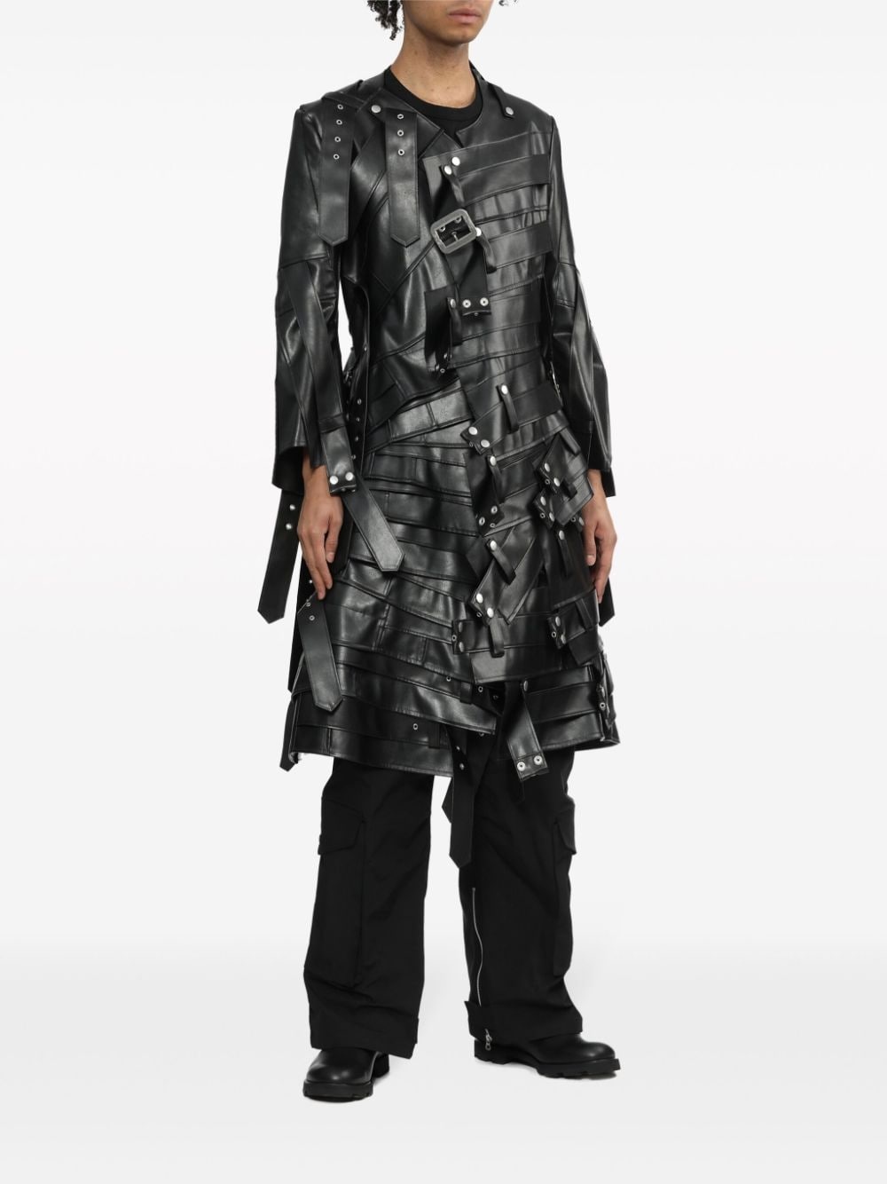 wide-leg cargo trousers - 2