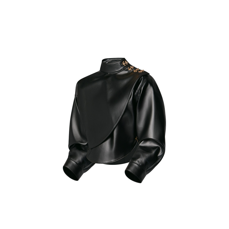 Louis Vuitton Faux Leather Circle Top outlook