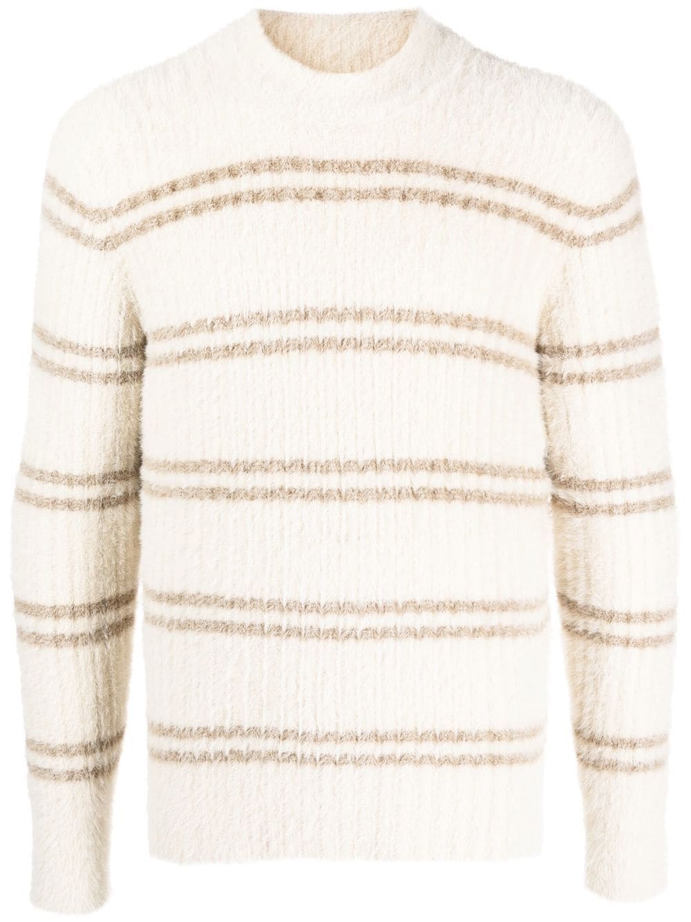 tonal striped jumper - 1