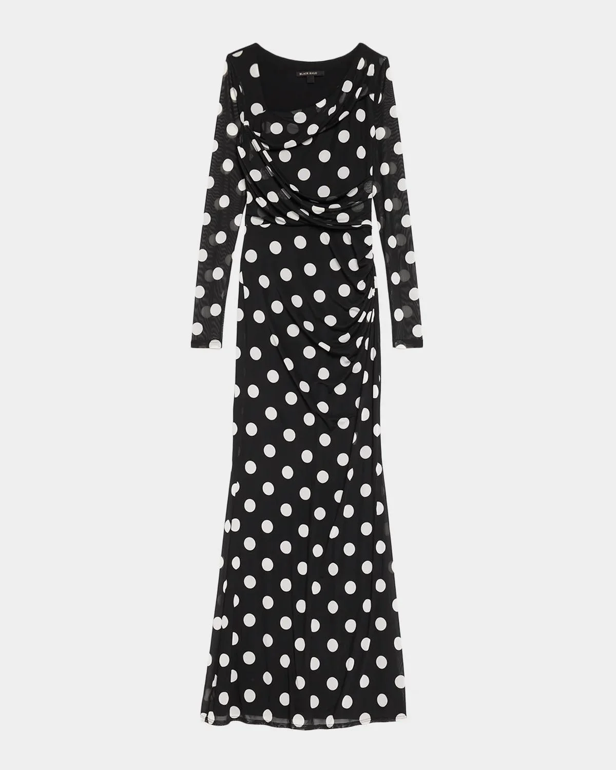Lazul Polka Dot Maxi Dress - 1
