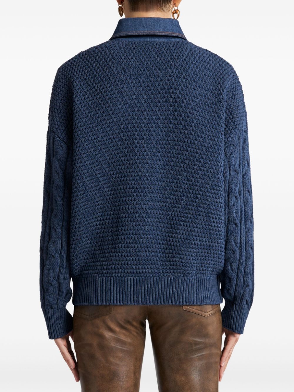 knitted polo shirt - 4