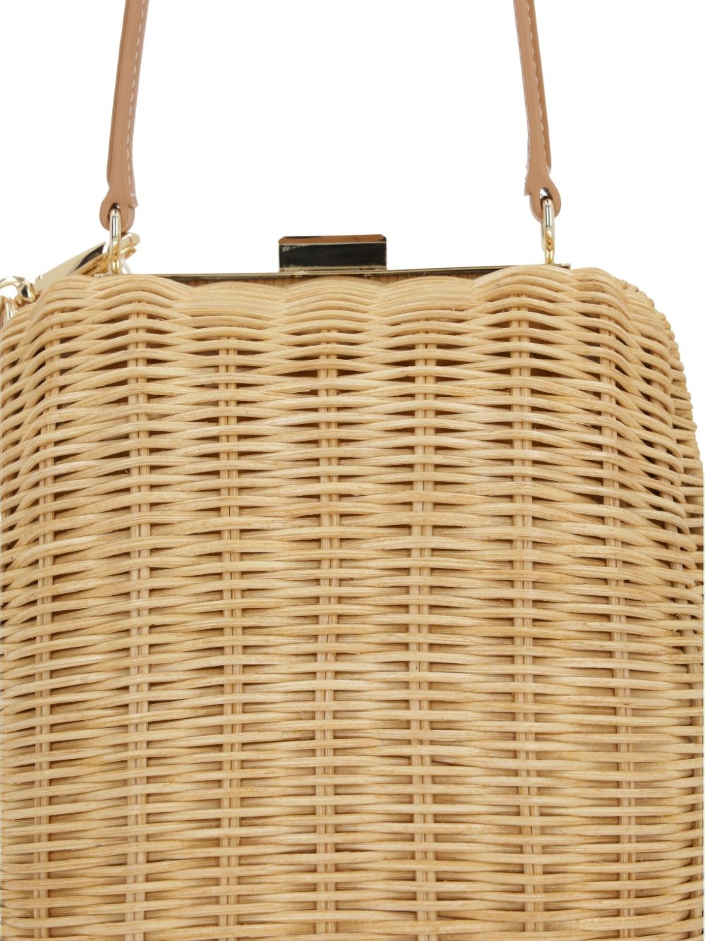 rattan shoulder bag - 4