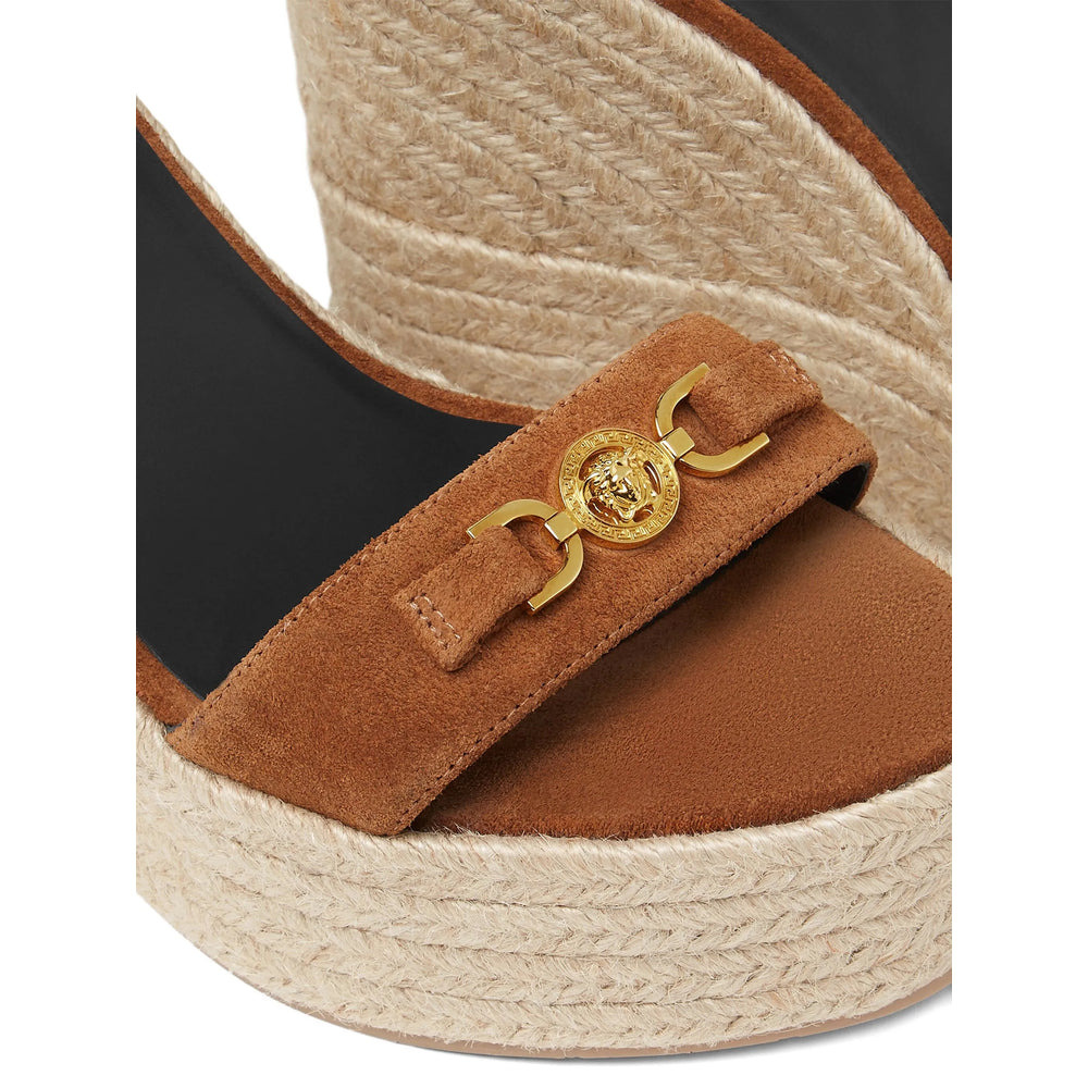 Versace Brown Espadrilles Women - 4