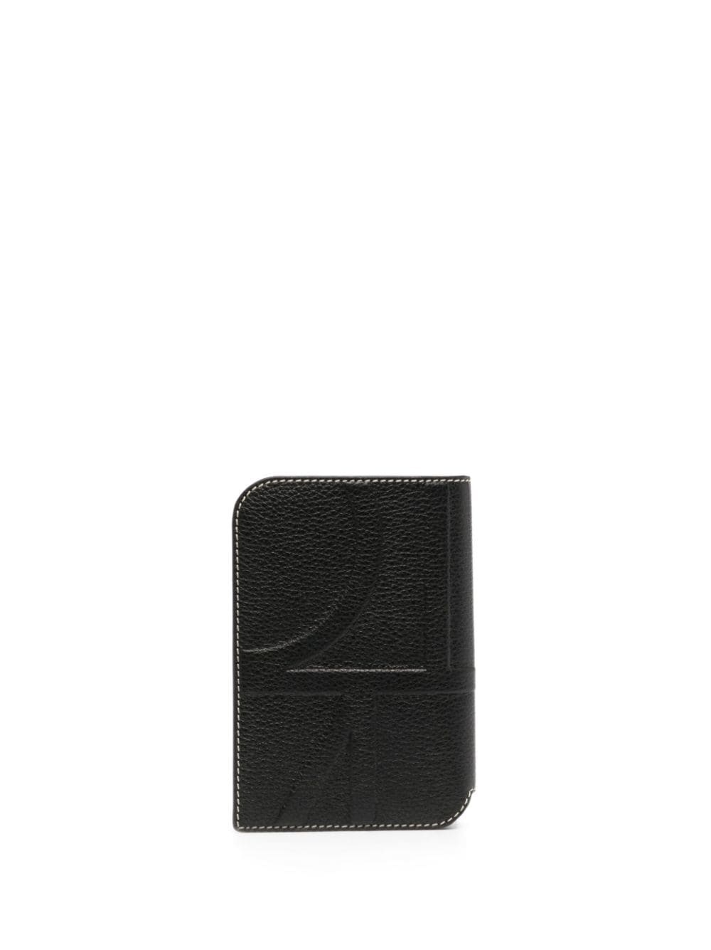 monogram embossed wallet - 2