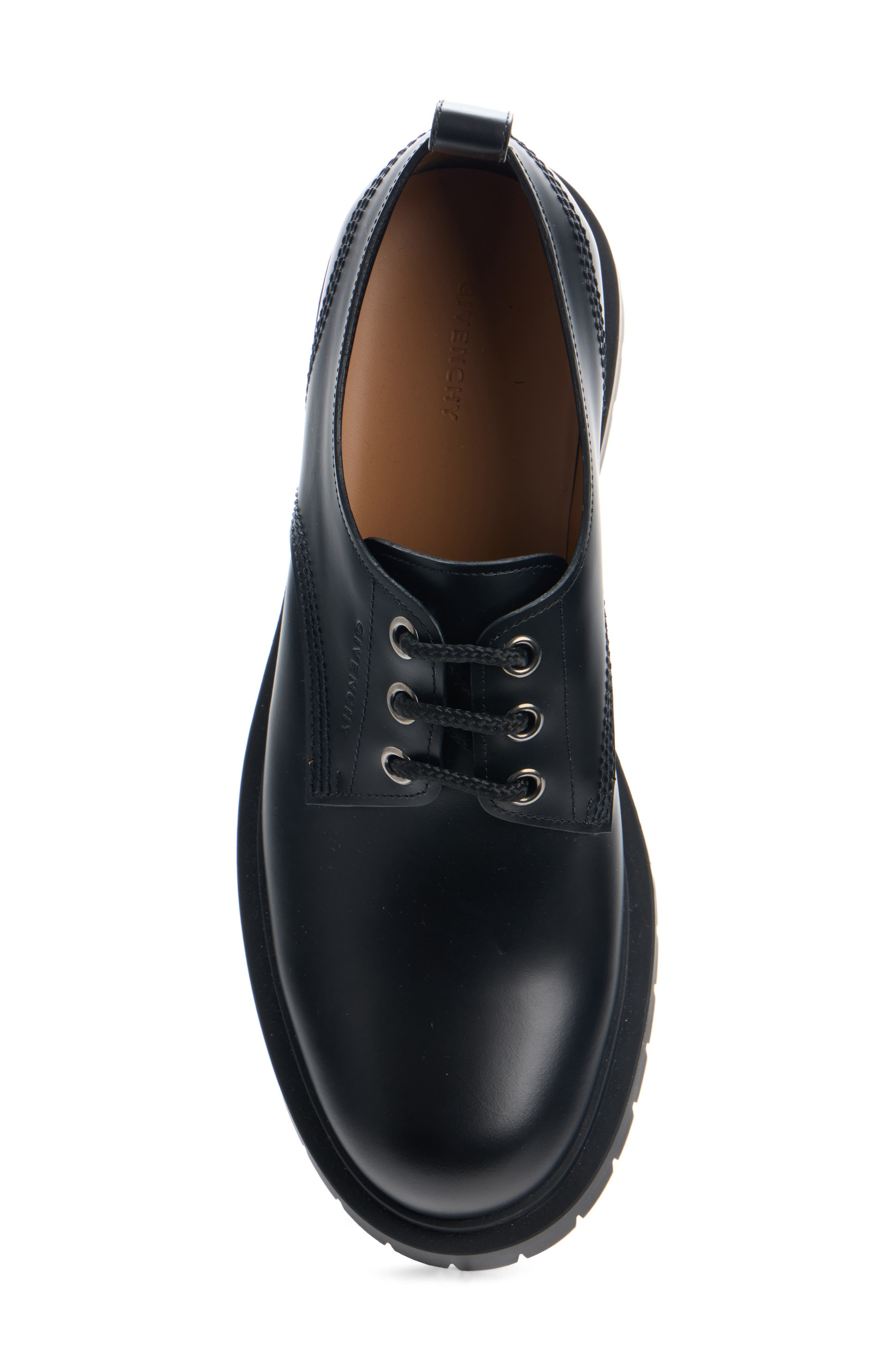 Givenchy Formal Casual Lugged Leather Derby in Black at Nordstrom - 4