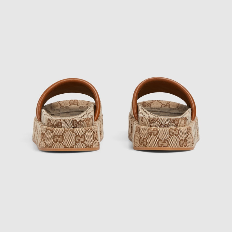 GUCCI Women's GG platform sandal outlook