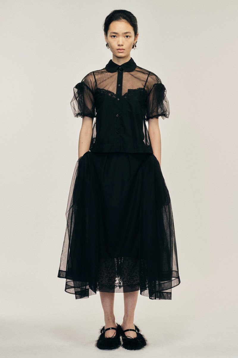 Sheer Bow Hip Tutu Skirt 1