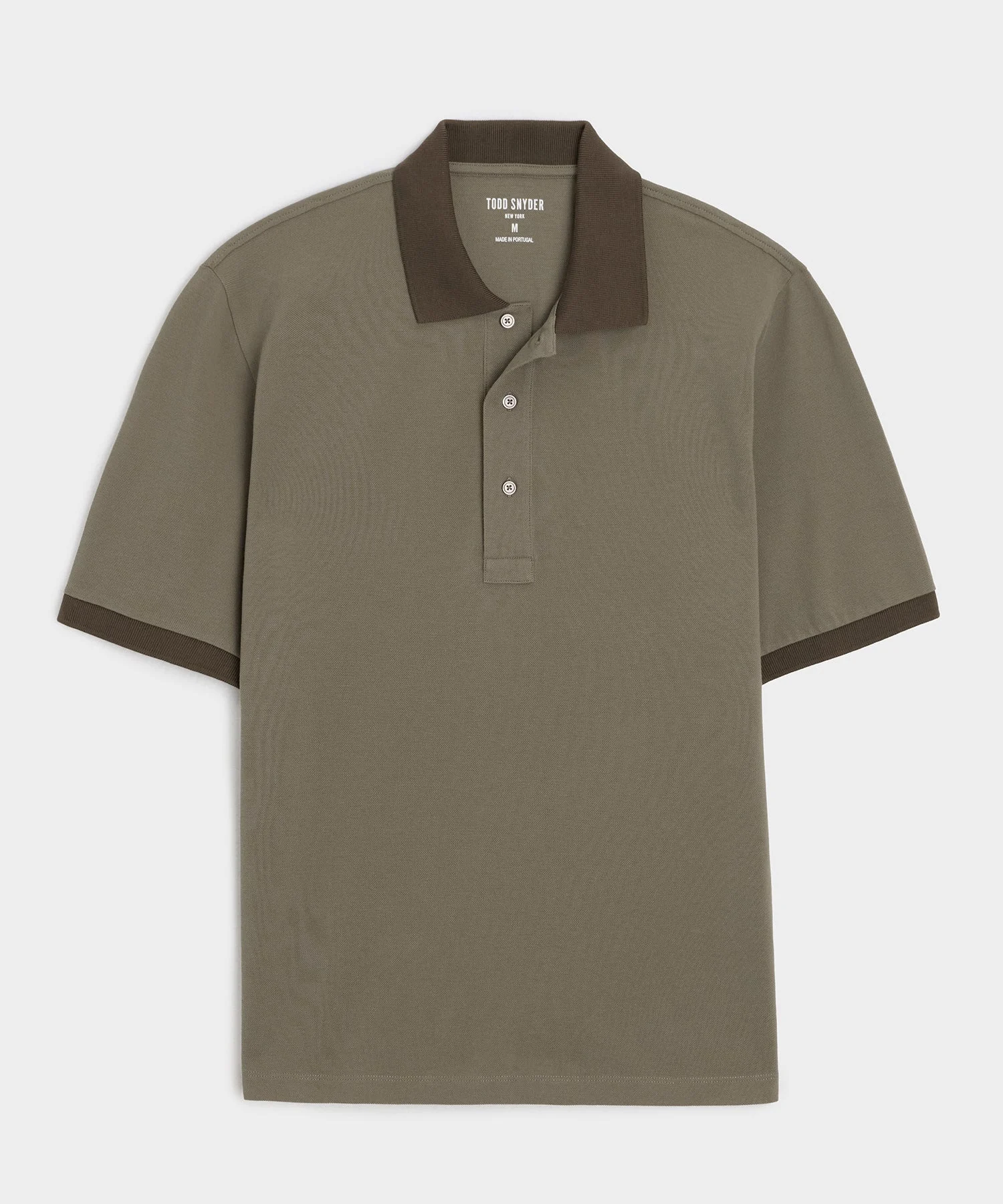 Cotton Pique Ringer Polo - 1