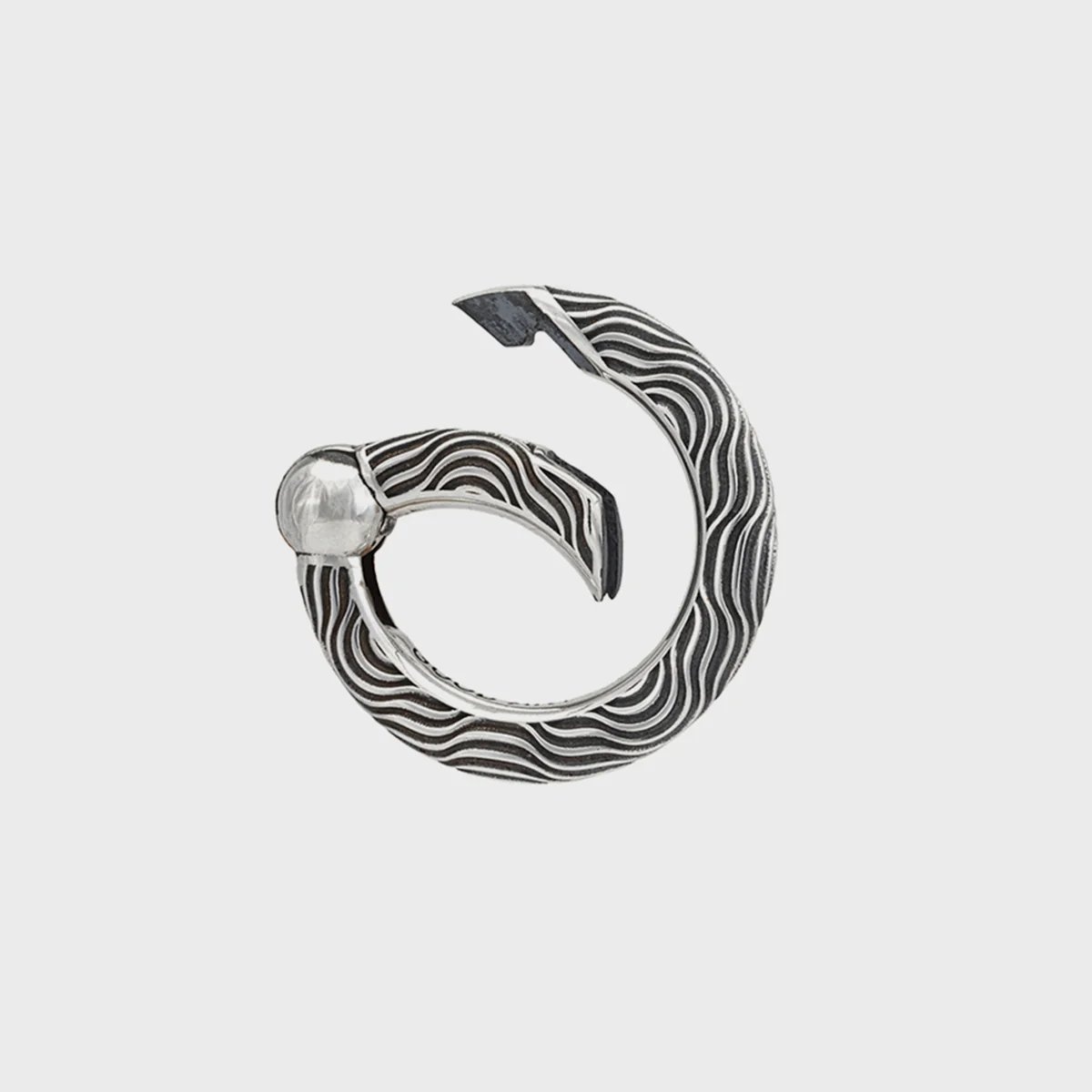 MS-SPRINGR-DES-B GOOD ART HLYWD Desert Sessions Spring Ring Size B - Sterling Silver - 3