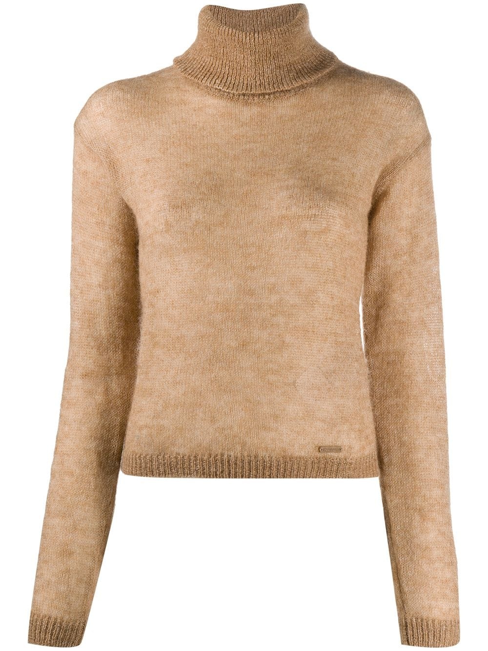 wool roll-neck jumper - 1