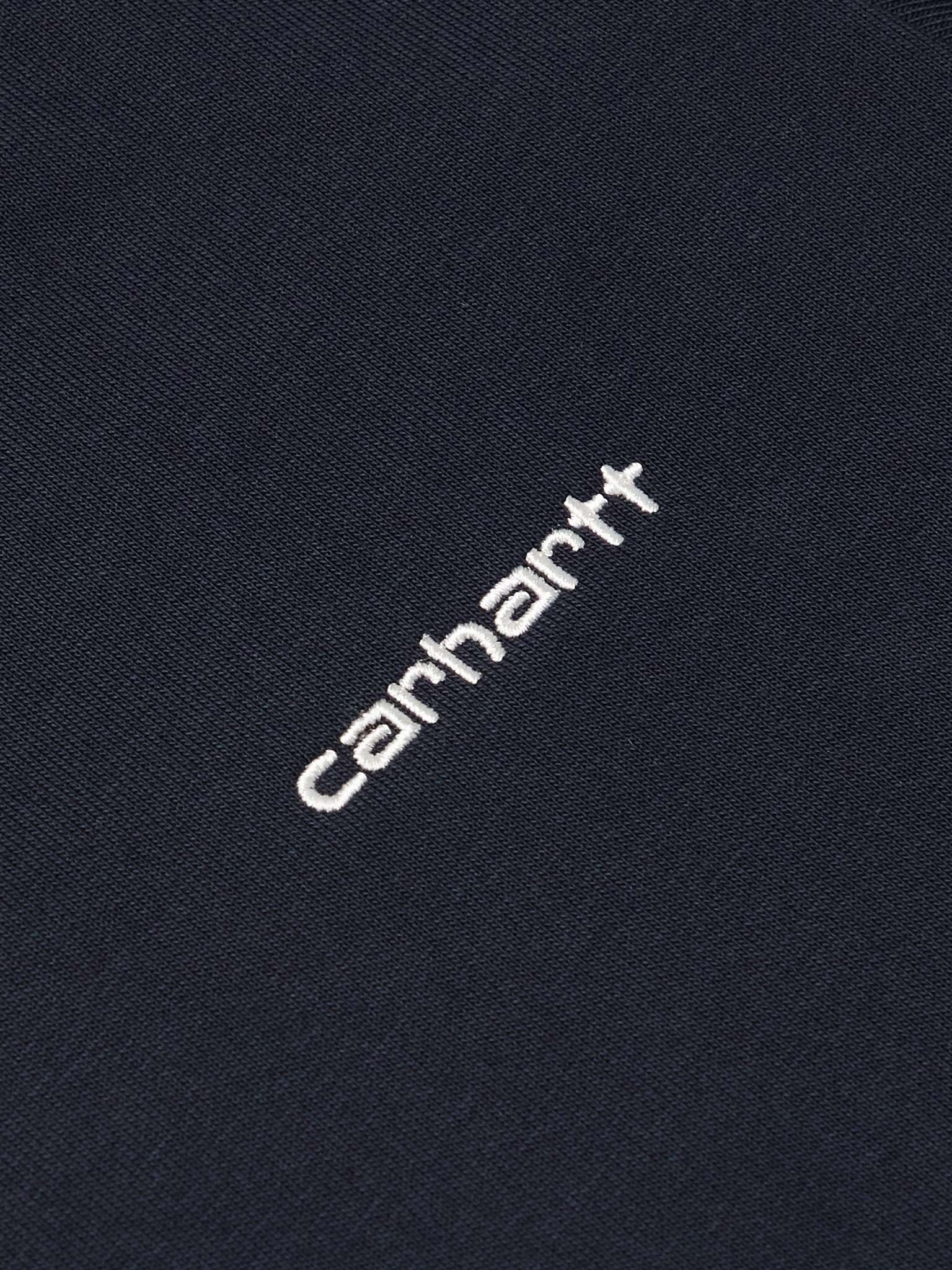 Logo-Embroidered Loopback Cotton-Blend Jersey Sweatshirt - 3