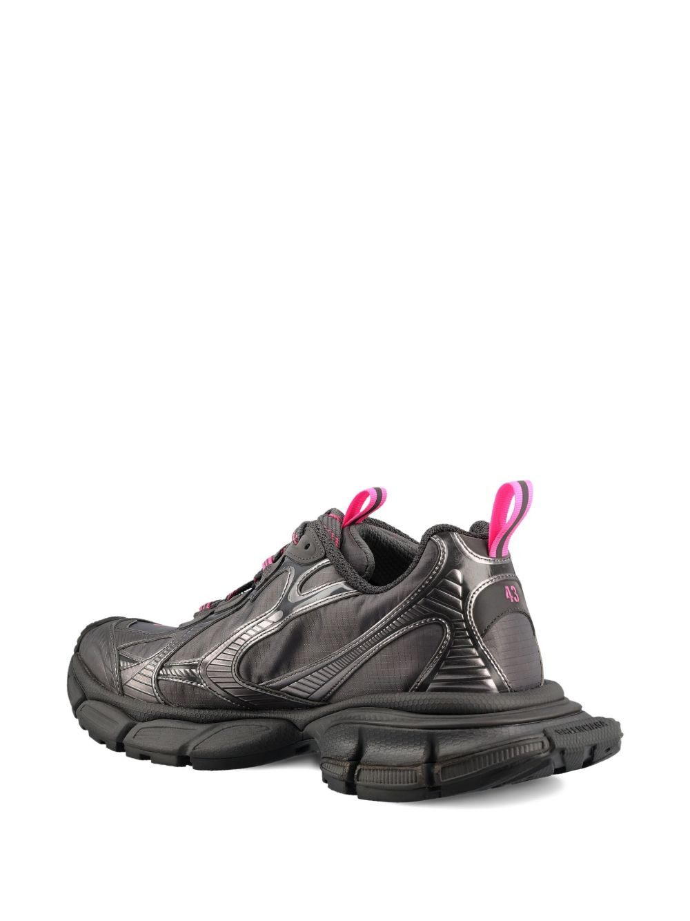 shiny embossed sneakers - 3