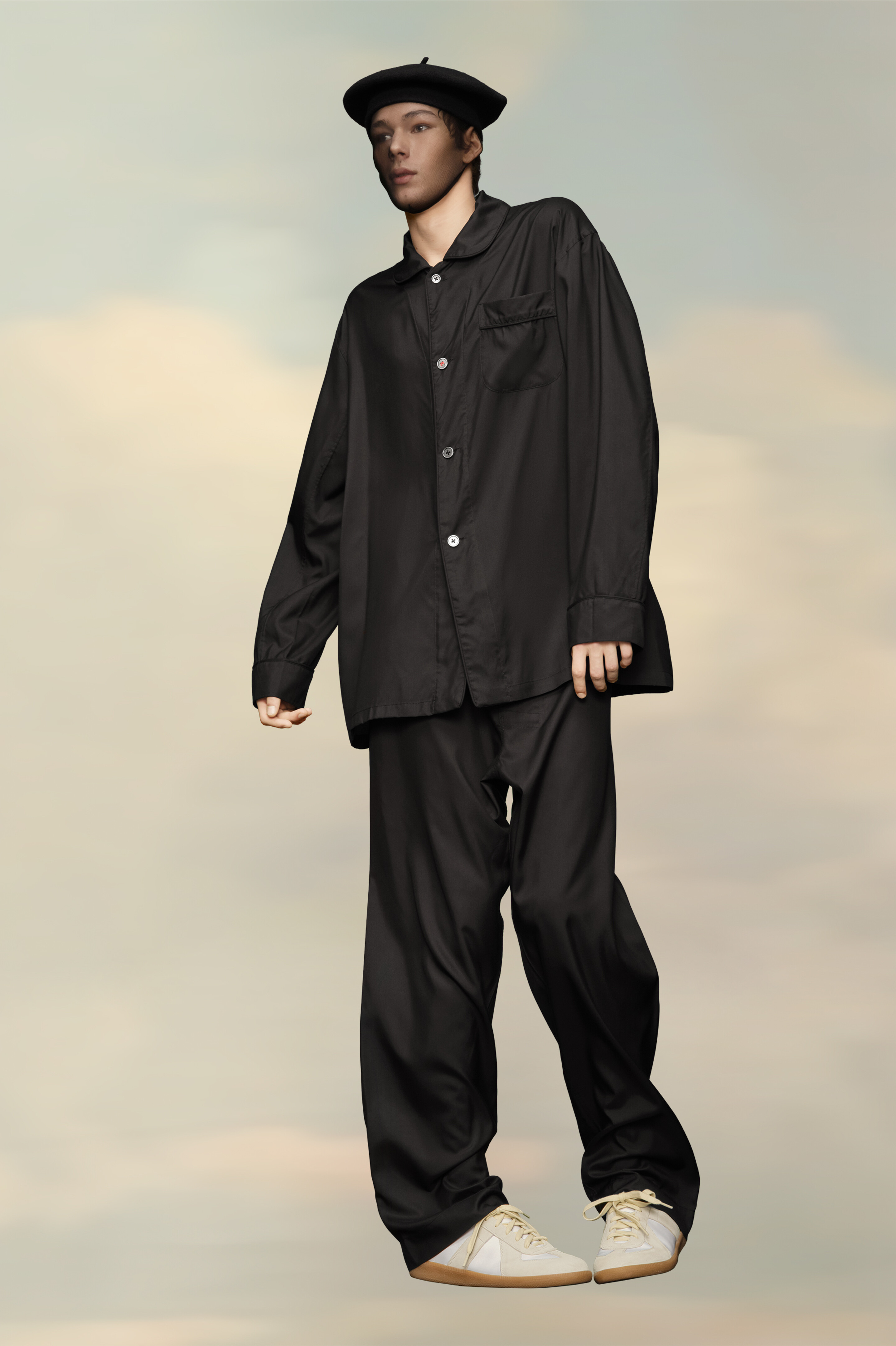 Silk Poplin Trousers - 3