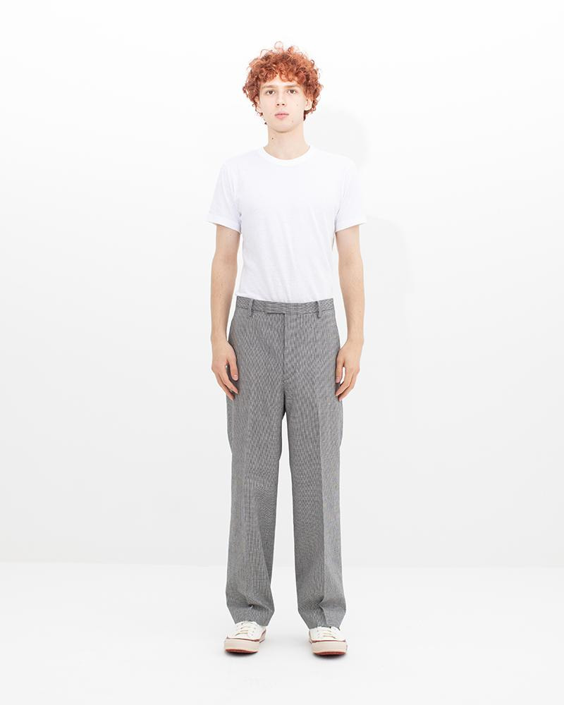 WIDE SLACKS SANTOME BLACK CHECK - 3
