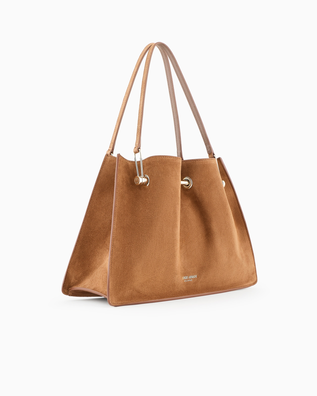 SMALL SUEDE SHOPPER BAG - 2