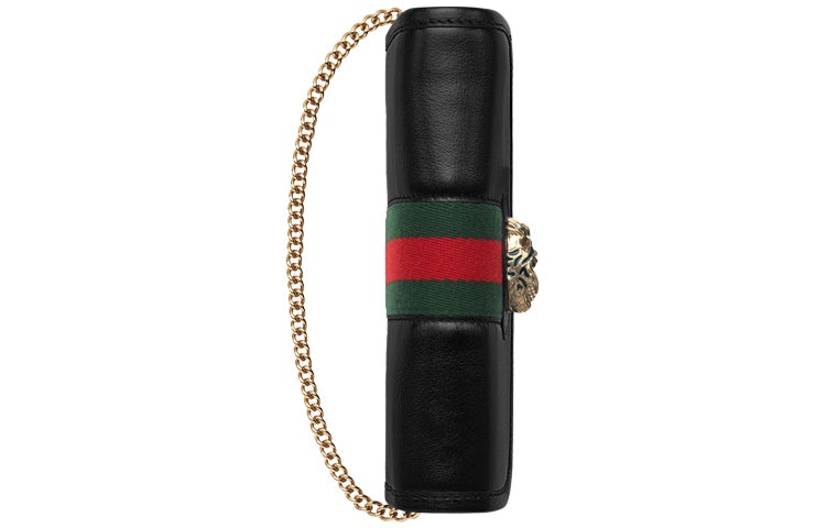 (WMNS) Gucci Rajah SeriesClutch Chain Single Shoulder Bag mini Black 573797-0OLHX-8389 - 5