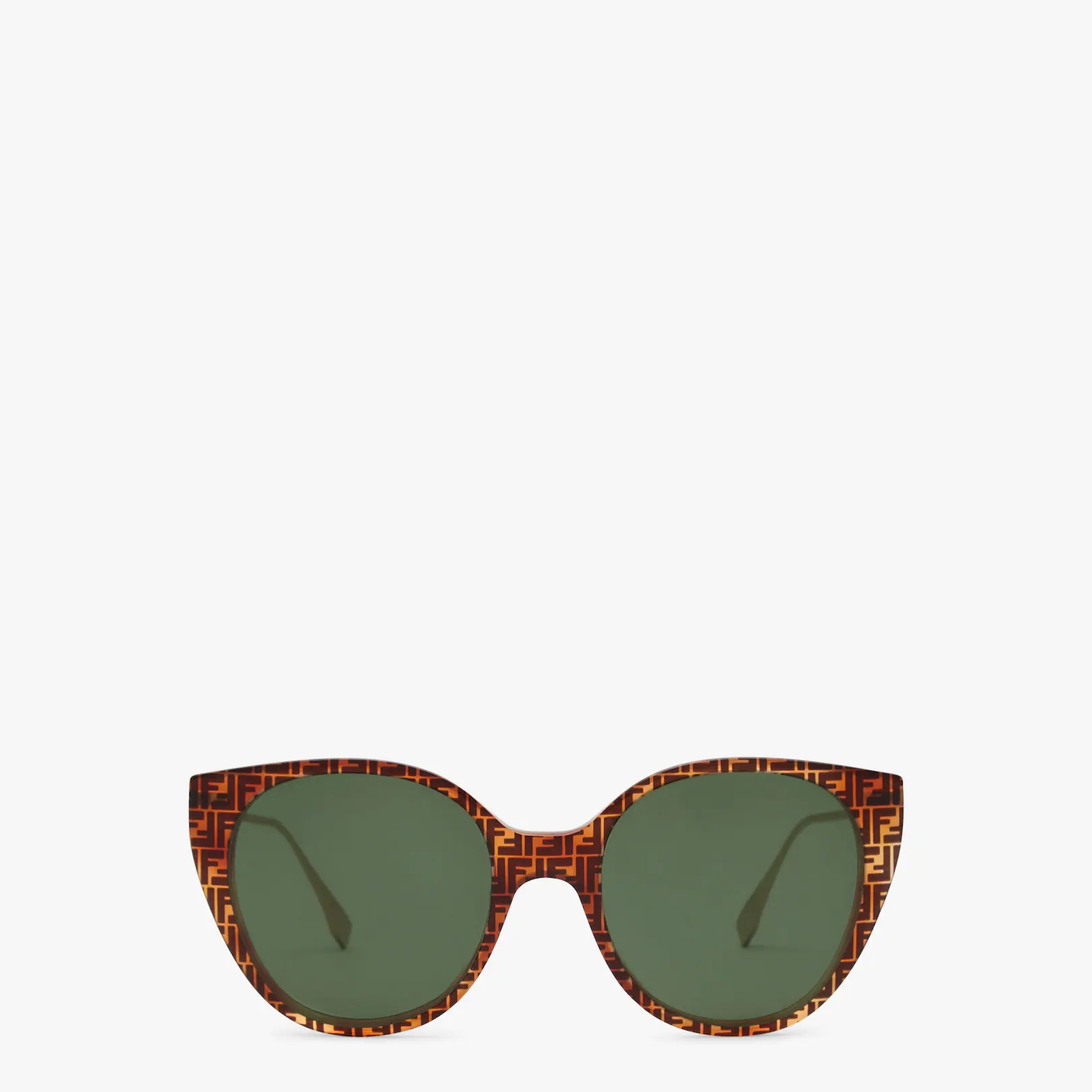 Light FF Havana acetate and metal sunglasses - 1