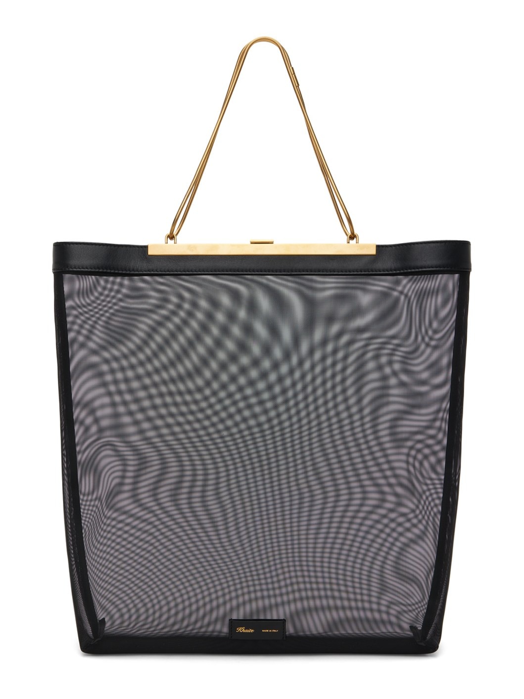 Black 'The Augusta Chain' Tote - 1