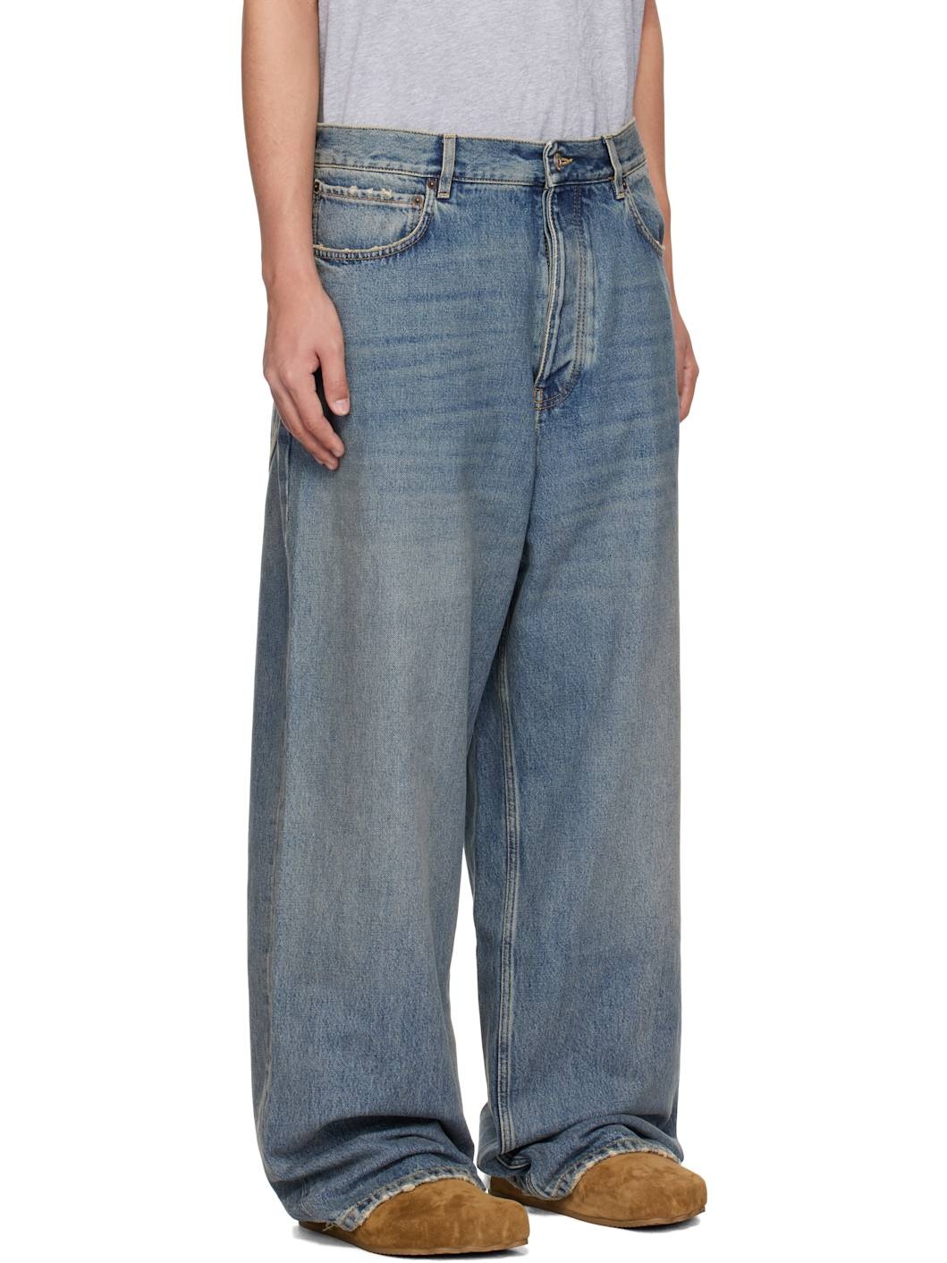 Blue Baggy Jeans - 2