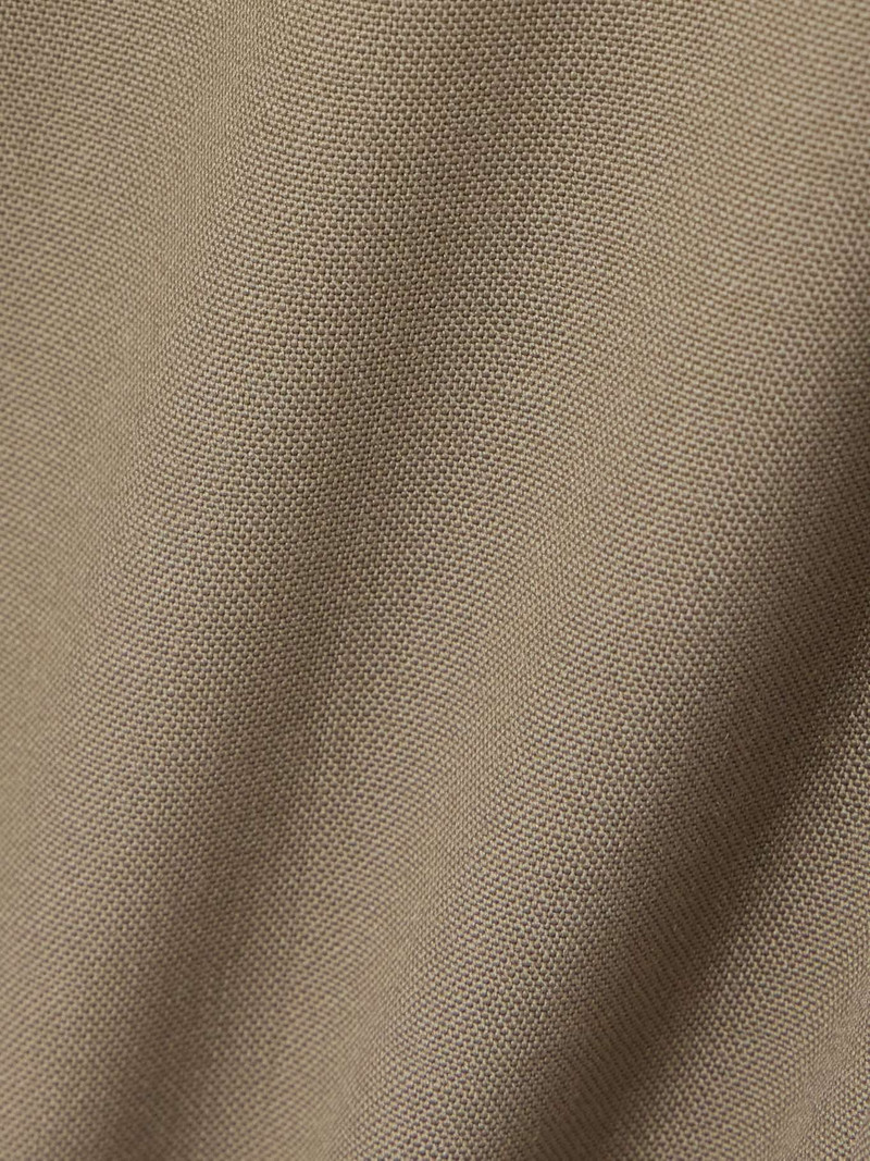 Pleated wool wide-leg pants 5
