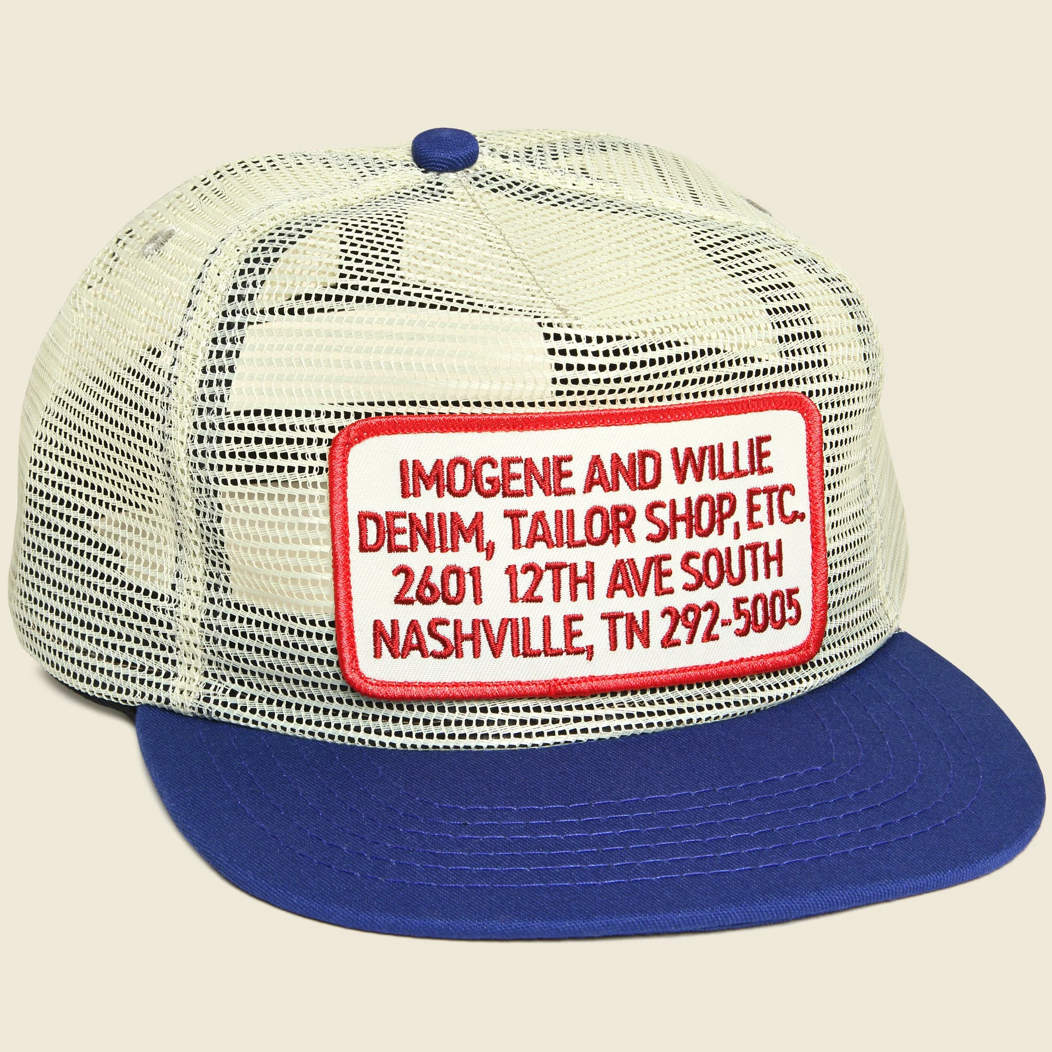 Tailor Shop Trucker Hat - White - 1