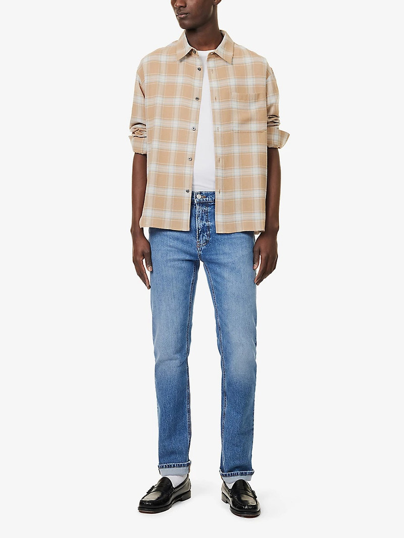 FRAME Modern Straight-Leg Stretch-Denim Jeans outlook