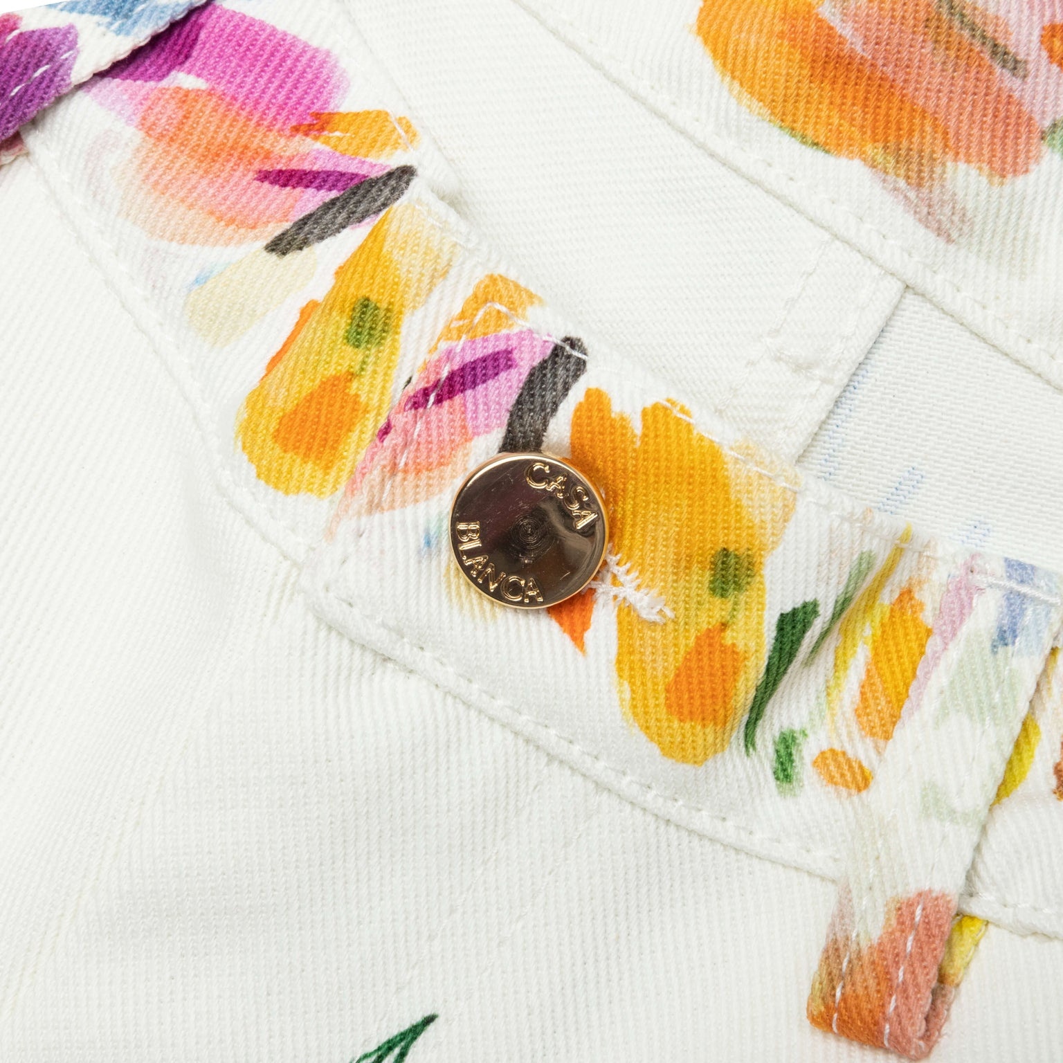 CASABLANCA PRINTED STRAIGHT LEG JEANS - WORK IN PROGRESS - 3
