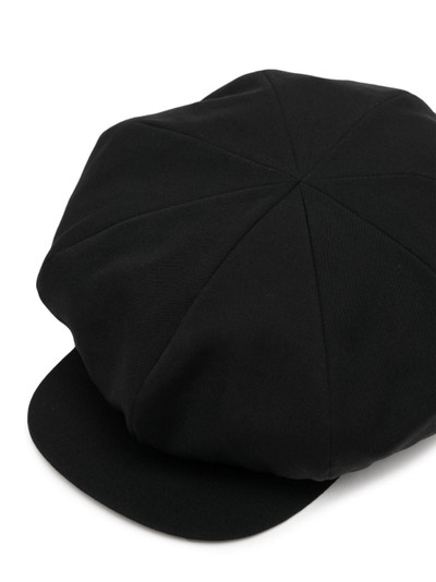 Yohji Yamamoto wool curved-peak beret outlook
