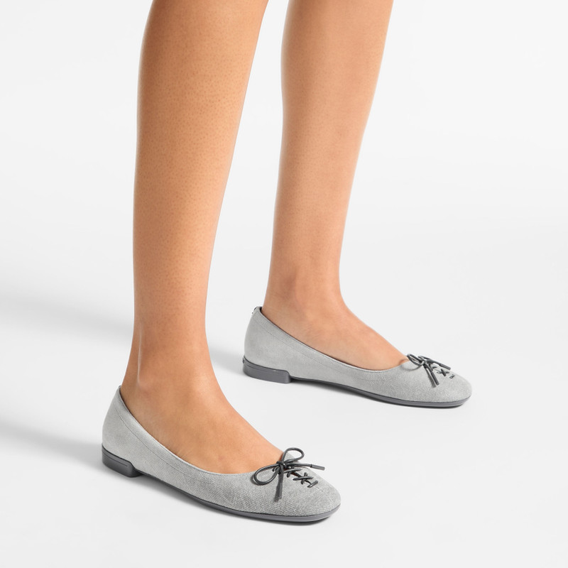 JIMMY CHOO Scarlett Ballerina
Dove Suede Denim Ballerina Flats outlook