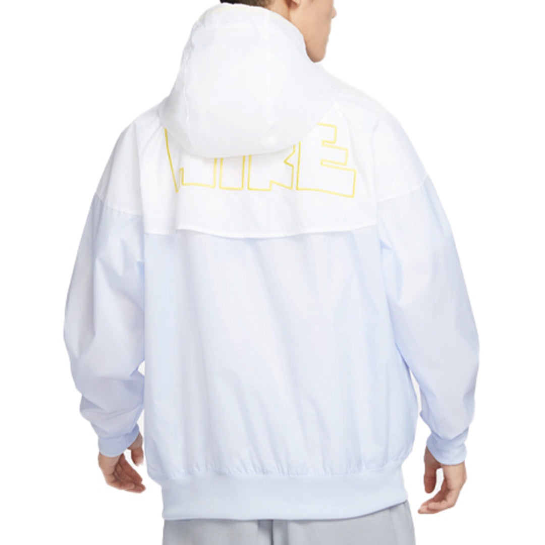 Nike Windrunner Woven Lined Jacket 'White Grey' DX0695-085 - 5