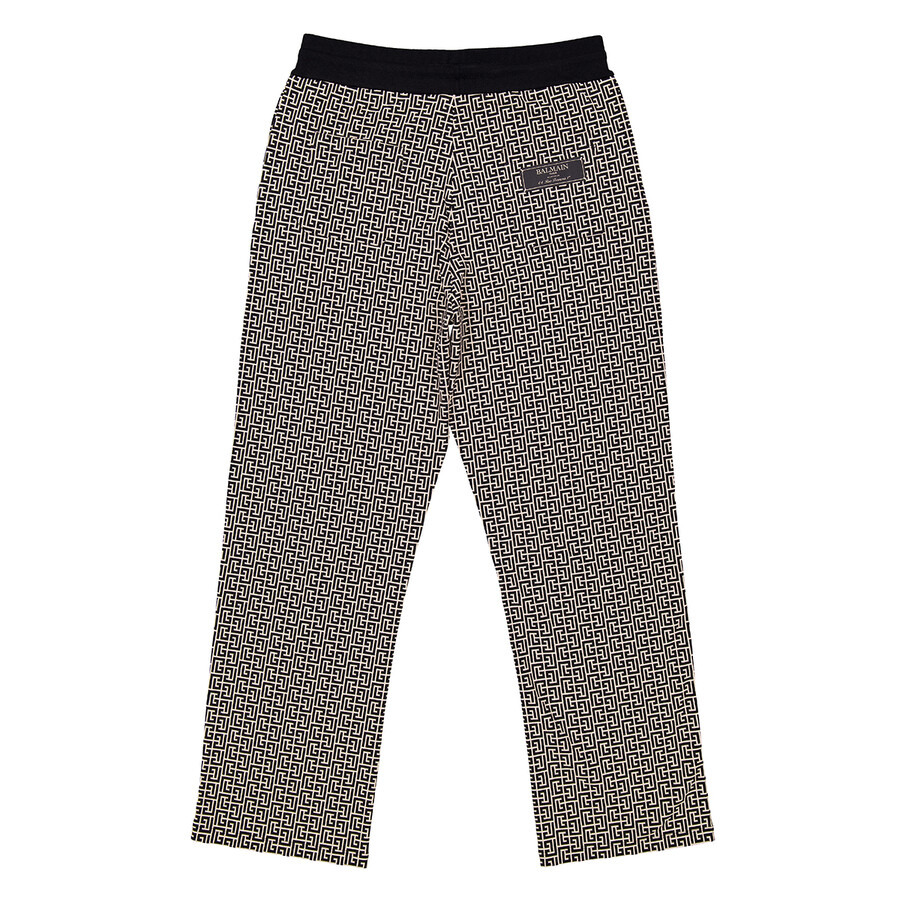 Balmain Monogram Jacquard Trousers - 7