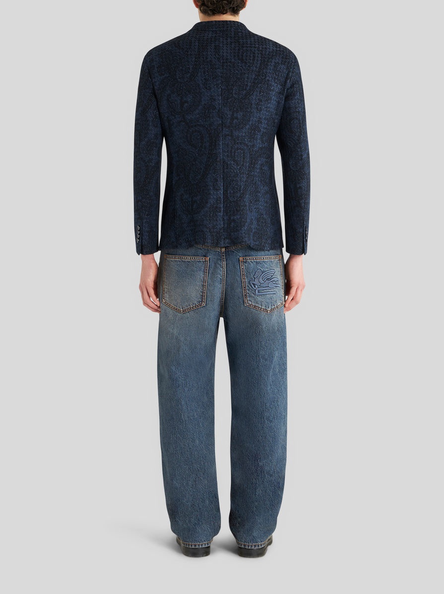 PAISLEY JERSEY JACKET - 4
