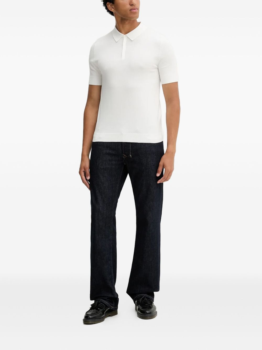 logo-detail polo shirt - 2